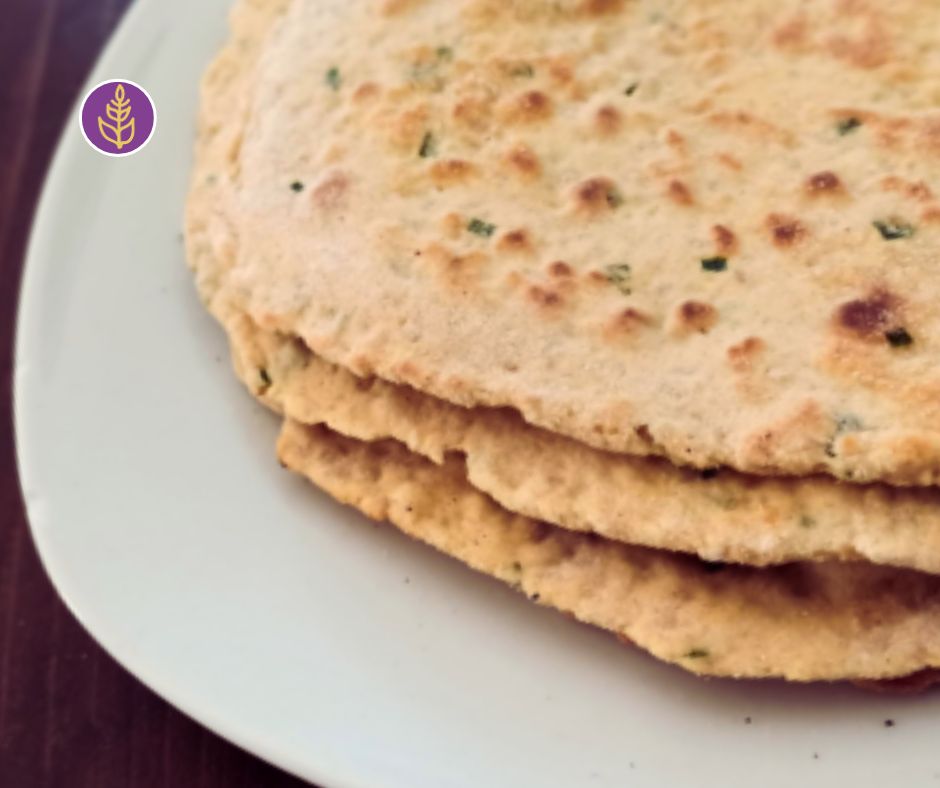 piadina con farina di ceci