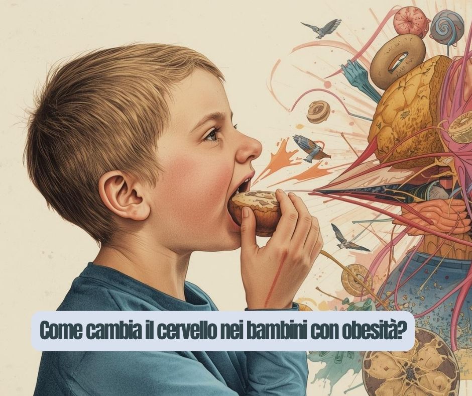 Cambiamento nelle regioni limbiche di un cervello in età pediatrica