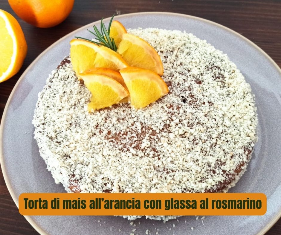 Torta di mais all'arancia