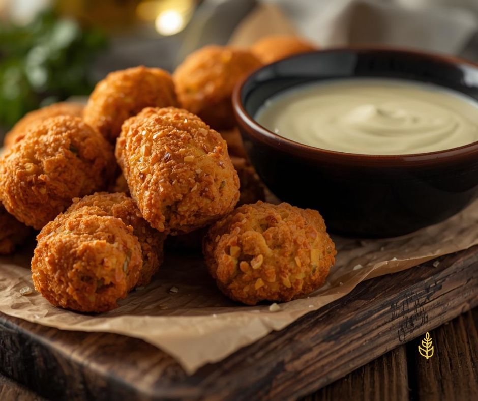 Crocchette di lenticchie con maionese