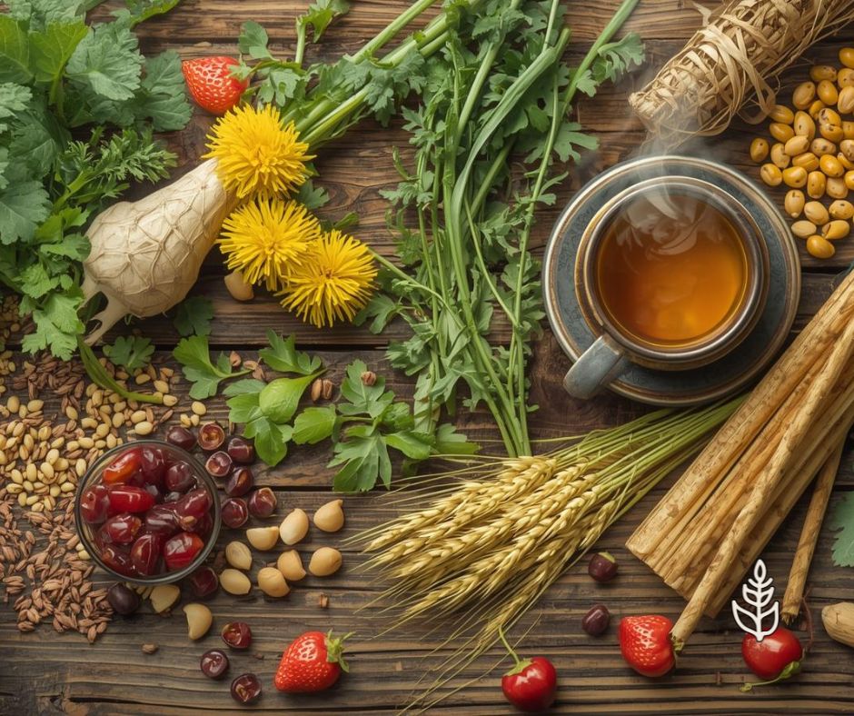 Prodotti della terra in primavera