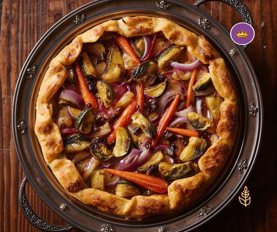 Torta salata con verdure