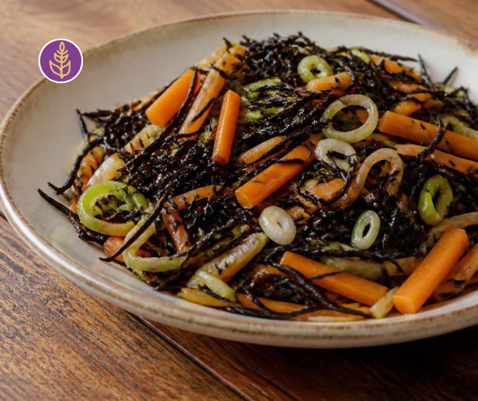 Arame con verdure