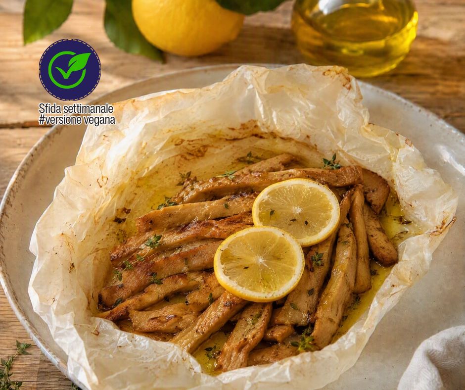 Seitan al cartoccio